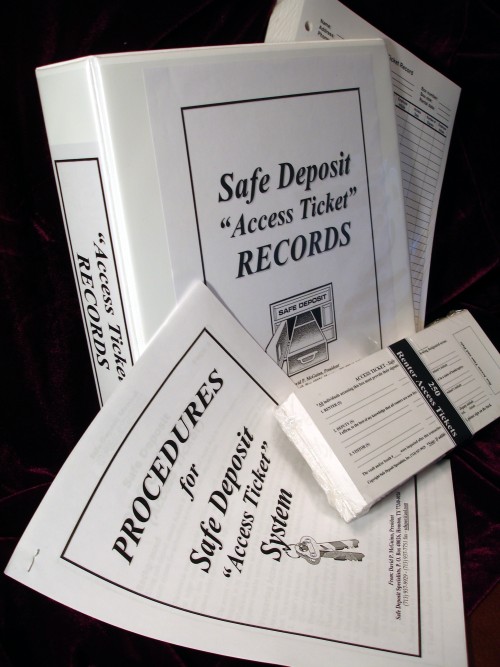 Brochures and Forms Safe Deposit Specialists